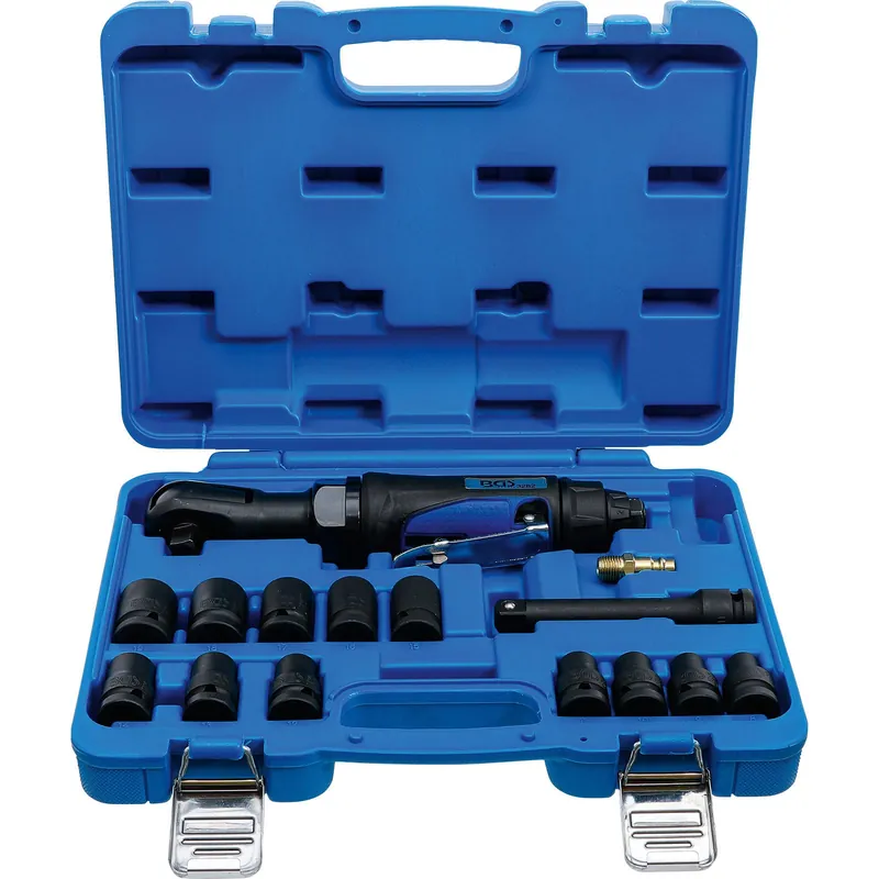 Nur Heute BGS Druckluft-Ratschenschrauber-Satz 12,5 mm (1/2") 102 Nm 14tlg. - 70192
