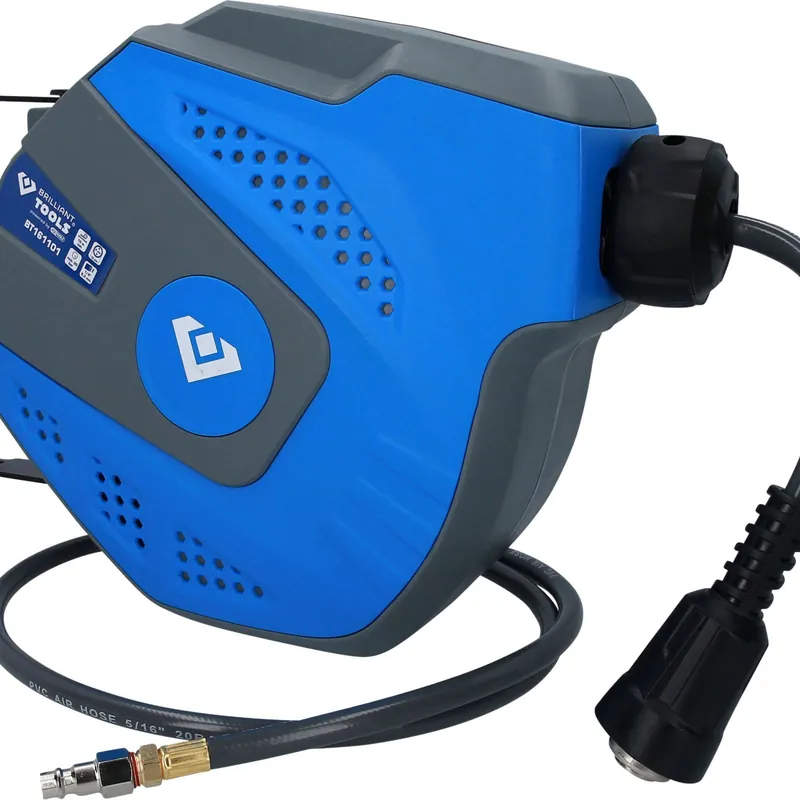 Gratis Versand BRILLIANT TOOLS Automatischer Druckluftschlauch-Aufroller Ø 8 mm x 10 m - BT161101