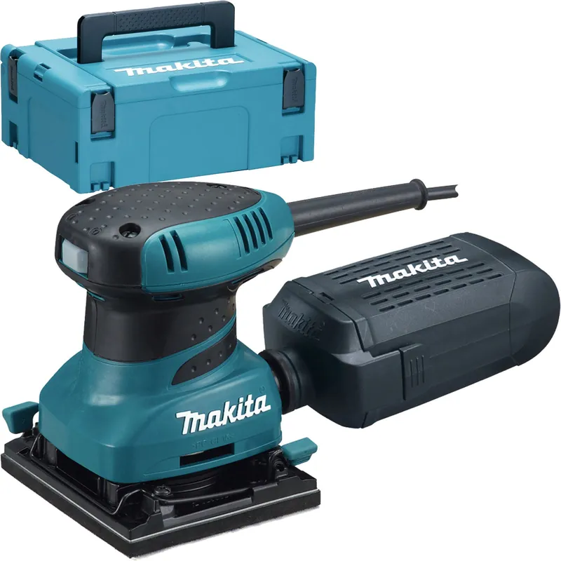 Markenware Makita BO4555J Faust-Schwingschleifer Klett 200 W im MAKPAC