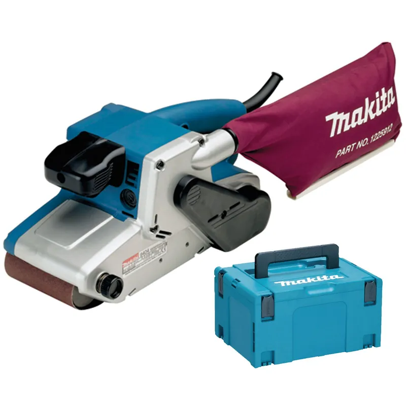 Makita 9404J Bandschleifer 100 mm 1.010 W im Makpac - 9404J Saisonangebot