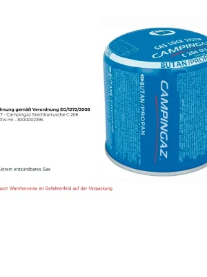 Campingaz Stechkartusche C 206 GLS 190 g 314 ml - 3000002295 Direkt Vom Hersteller