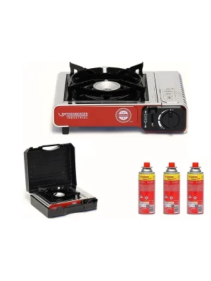 Highlight ROTHENBERGER Industrial Campingkocher 2,2 kW Premium RS 220 inkl. 4x RoButan 220 gr. - 1500004232