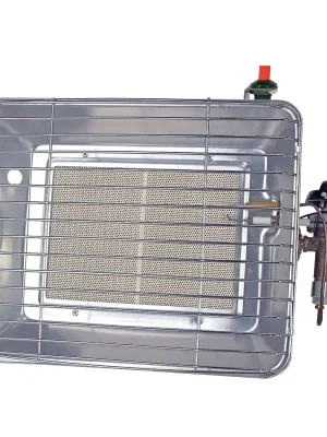 ROTHENBERGER Industrial Gasheizstrahler Eco mit Piezo inkl. Schlauch & Regler  - 35985 Kostenloser Versand