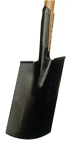 KRUMPHOLZ Bauspaten 285 x 185 / 180 mm Größe 2 mit Trittschutz und T-Stiel - 5803 Gratis Versand