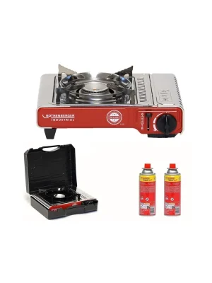 ROTHENBERGER Industrial Campingkocher 2,2 kW Deluxe RS 220 inkl. 2x RoButan 220 gr. - 1500004233 Rabatt
