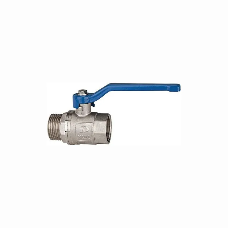 Top-Preis Riegler Messingkugelhahn valve line Handhebel blau MS vernickelt IG/AG G 1/2 - 115721