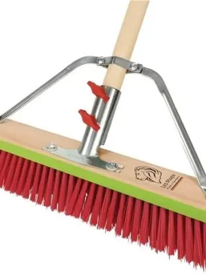 Besen LM Bulldozer Elastonborsten,HO L.450mm m.Stielhalter PEGGY PERFECT Mega-Angebot