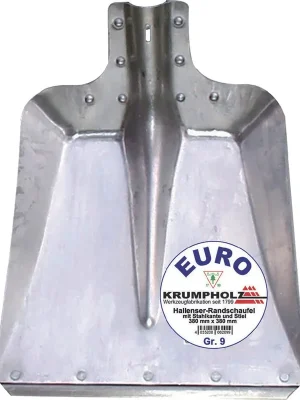 Heißes Angebot KRUMPHOLZ Hallenser Randschaufel FAVORIT Größe 7 340 x 325 mm Aluminiumblech - 6202