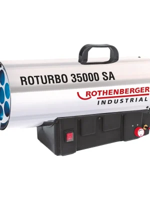 ROTHENBERGER Industrial Heizkanone ROTURBO 35000SA mit Piezo inkl. Schlauch & Regler - 1500000364 Top-Angebot