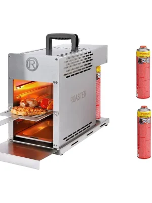 ROTHENBERGER Industrial THERMO ROASTER TO GO Gasgrill inkl. 4 x Multigas 600 ml - 1500004411 Abverkauf