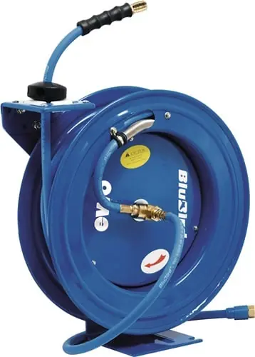 Mega-Angebot EWO Schlauchaufroller BluBird f.Luft u.Wasser L.20m Geh.Metall Ausgang DN 7,2 - E48360