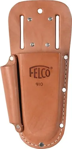 Abverkauf FELCO Lederetui z.allen Baumscheren m.Schlaufe u.Klammer m.zus.Tasche - FELCO 910+