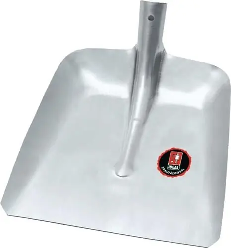 Bestseller IDEAL Hallenser Randschaufel SILVER Größe 7 340 x 325 mm Stahlblech - 1090700