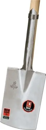 IDEAL Rodespaten Blattmaß 285 x 185 mm Größe 2 mit Eschen-T-Stiel - 10020272 Solange Der Vorrat Reicht