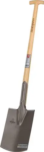 Finale Aktion IDEAL Bauspaten 285 x 185 / 180 mm Größe 2 Gärtner Form mit Trittschutz und Eschen-T-Stiel spezialgehärtet - 10010283