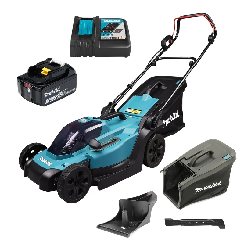 Makita Akku-Rasenmäher 18V / 1x 4,0 Ah Akku + Ladegerät - DLM330RM Letzte Chance