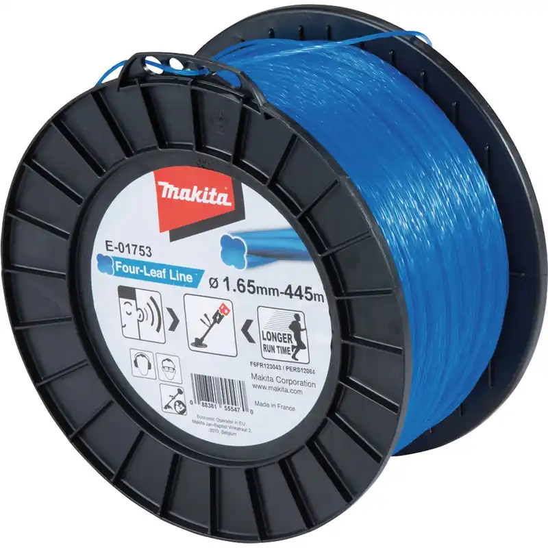 Makita Mähfaden Four-Leaf Blau 445 m Ø 1,65 mm - E-01753 Online Kaufen