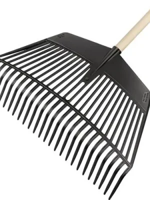 Preisknaller Kombi-Laubrechen u.-Gabel Arbeits-B.600mm Zinken-L.140mm 26 Zinken o.Stiel FLORA