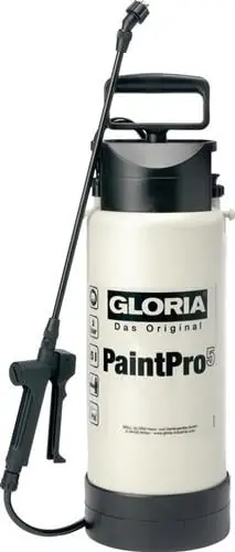 GLORIA Drucksprühgerät Paint Pro 5 Füllinhalt 5l 3bar FKM G.1,7kg - 1050000 Solange Der Vorrat Reicht