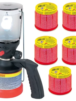 Highlight ROTHENBERGER Industrial Scout Campinglampe inkl. 5x C200 Kartusche 330 ml mit ILL System - 1500004210