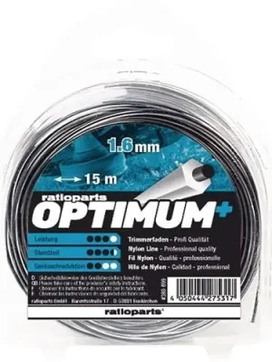 Nylonfaden Optimum Fadenstärke 1,6mm Fadenlänge 15m RATIOPARTS Echt