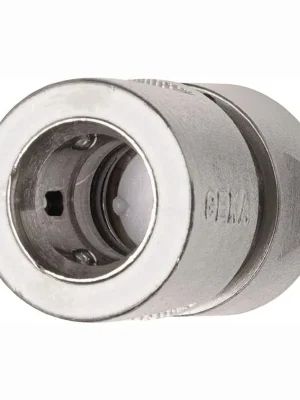 GEKA Schlauchstück Wasserstop GEKA plus-Stecksystem Messing vernickelt Schlauchgröße 13 mm - 46.0741.8 Versand Am Gleichen Tag