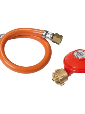 ROTHENBERGER Industrial Set 40 cm Gasschlauch & Druckregler Propan 50 mbar 2X G ¼ Zertifiziert EN 16436-1 - 1500005305 Beliebt