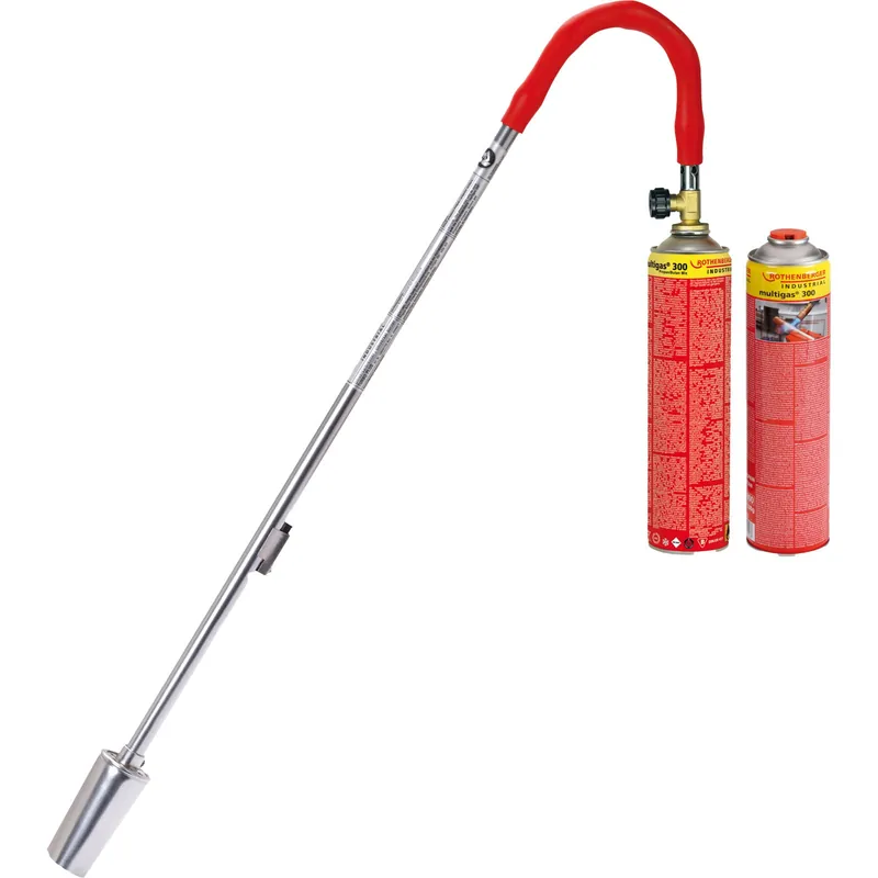 ROTHENBERGER Industrial Breitstrahlbrenner Turbo Plus inkl. 2x Multigas (je 600 ml) - 1500005296 Sale