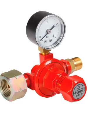 ROTHENBERGER Industrial Propanregler mit Manometer stufenlos regelbar 0,5-4 bar - 032100E Preisreduziert