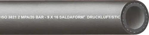 Argonschlauch SALDAFORM®/SCHWARZ ID 9,0mm Wandst.3,5mm AD 16,0mm L.40m TEGUMA Günstig