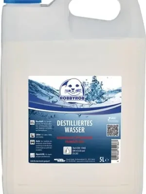 Super-Preis ROBBYROB destilliertes Wasser 5 l Kanister - 1037000000