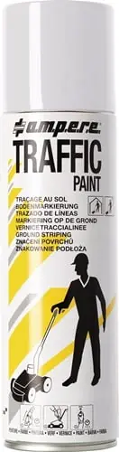 Ausverkauf AMPERE Bodenmarkierspray TRAFFIC PAINT 500 ml weiß - 630101001