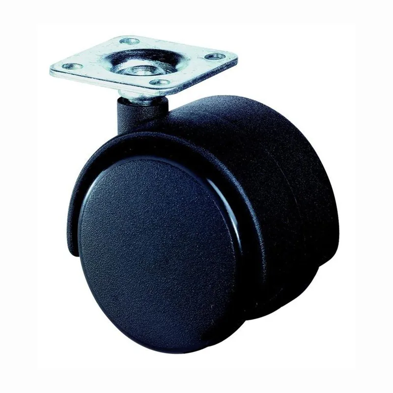 Letzte Chance BS Rollen Kunststoffdoppelrolle hart Rad-Ø 40 mm 30 kg - F75.040.PL