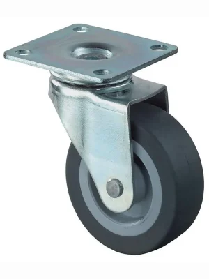 BS Rollen Lenkrolle mit Anschraubplatte Gummi Gleitlager 25 mm 15 kg - F26.025 Rabatt