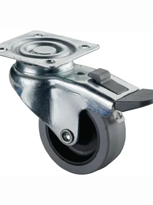 BS Rollen Lenkrolle mit Totalfeststeller und Anschraubplatte Rad-Ø 50 mm 35 kg - A220.A80.050 Sonderaktion