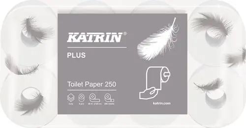 KATRIN Toilettenpapier Katrin Plus 250 3-lagig 250 Blatt - 104872 Finale Aktion
