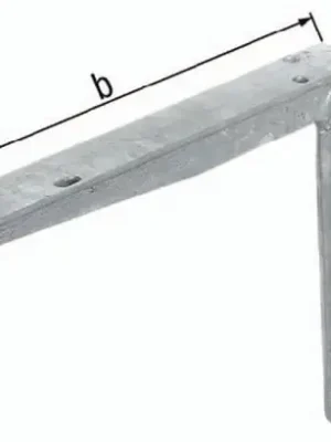 Begrenztes Angebot GAH Alberts Konsole L.400mm H.300mm STA roh TZN Trgf.145kg - 800802