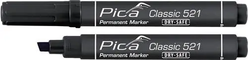 Wochenendangebot Pica Permanentmarker Classic schwarz Strichbreite 2-6 mm - 521/46