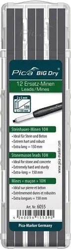 Neu Pica Minenset Pica BIG-Dry 12x graphit 10H - 6055