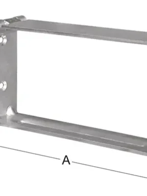 Preisreduziert VORMANN Leiter- u.Gerätehalter L.200mm H.90mm B.40mm - 001440200Z