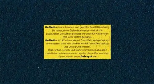 Dolezych Antirutschmatte L500 cm B25 cm D8 mm - 6101108 Highlight