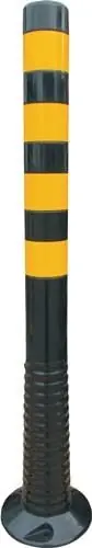 Sperrpfosten PU schwarz/gelb Ø 80 mm - 12221 SG Preisreduziert