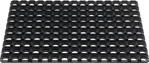 Must-Have HAMAT Fußmatte offene Ringe schwarz Gummi - 3502506007