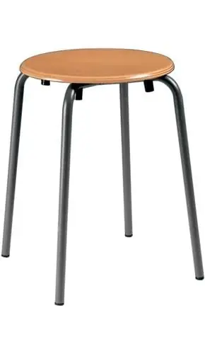 Top-Preis interstuhl Stapelhocker Sitzhöhe 500 mm Sitz-Ø 300 mm - 9424