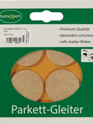 Heißes Angebot Parkettgleiter Premium 35mm Filz natur rd.selbstkl. - 540035