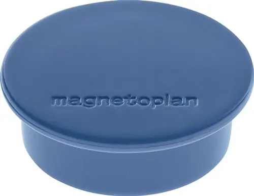 Markenware Magnetoplan Magnet Premium Ø 40 mm dunkelblau - 1662014
