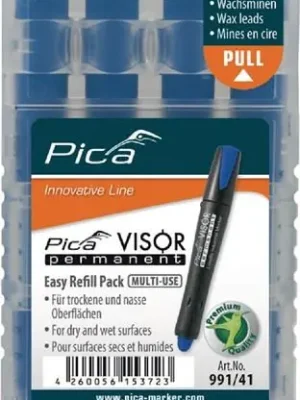 Pica Minenset Visor permanent 4x blau - 991/41 Finale Aktion