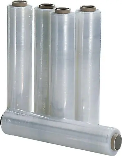 Markenprodukt Stretchfolie L300 m x B450 mm 23 µm transparent - 450MMX300MX23