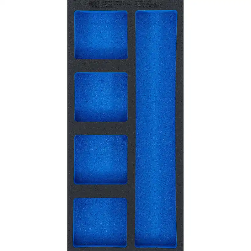 Geprüft BGS Werkstattwageneinlage 1/3 leer: 5 Ablagefächer 408 x 189 x 32 mm - 74362