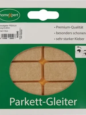 Neu Parkettgleiter Premium 20 x 40mm Filz natur eck.selbstkl. - 542040